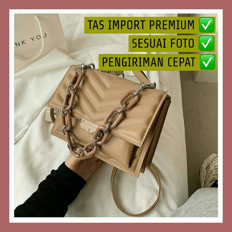 Tas Wanita Terbaru 2021 Import Branded Tas Selempang Kekinian Premium Murah Tali Panjang Ready