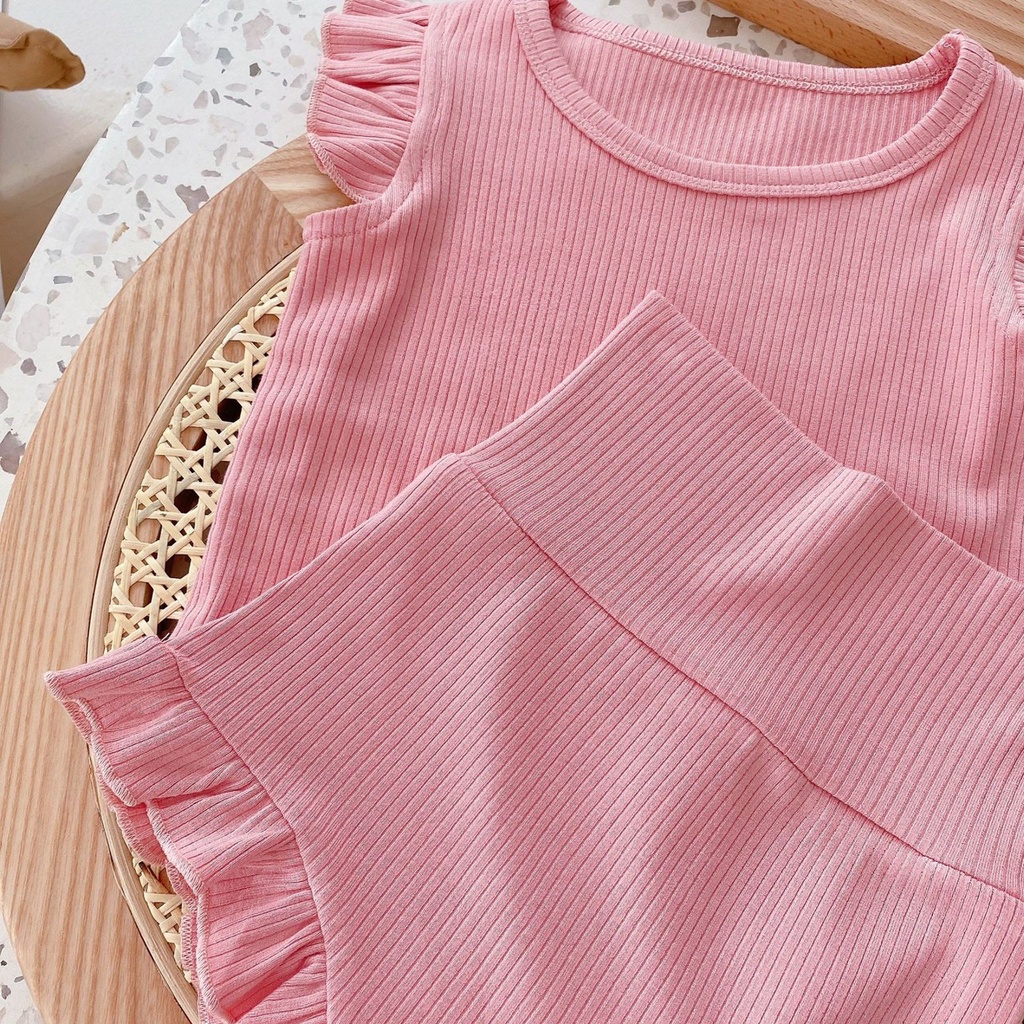 0-2 thn || SETELAN ATASAN JUMPER + CELANA CASUAL BAYI PEREMPUAN KAOS BAJU ANAK  catalog CTDD ZYTZ ZC