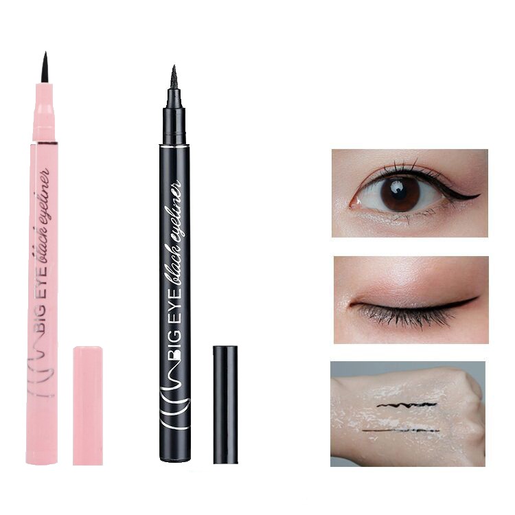 ALNECE Eyeliner Big Eye Asli hitam tahan lama Kẻ mắt không thấm nước và nhanh khô