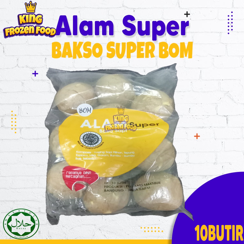 Bakso Alam Super BOM Isi 10 Pcs