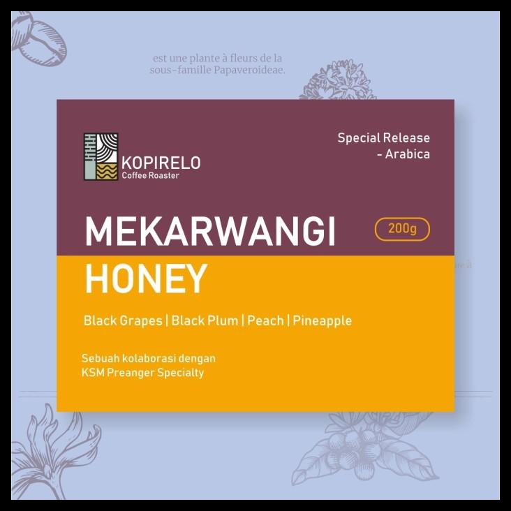 

DISKON TERBATAS !!! SINGLE ORIGIN ARABICA SPECIAL RELEASE - MEKARWANGI HONEY 200 GR TERLARIS