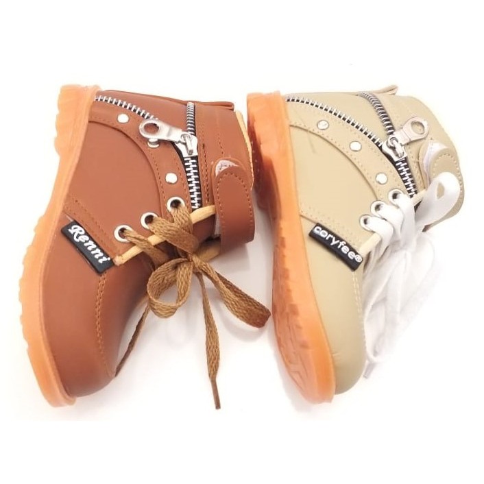 Baselo Sepatu Anak Laki-laki /Sepatu Boots Anak Laki-laki Model Resleting Size 26-30