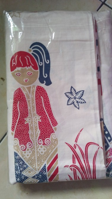 Kain Batik Solo Karakter Motif Gadis Desa