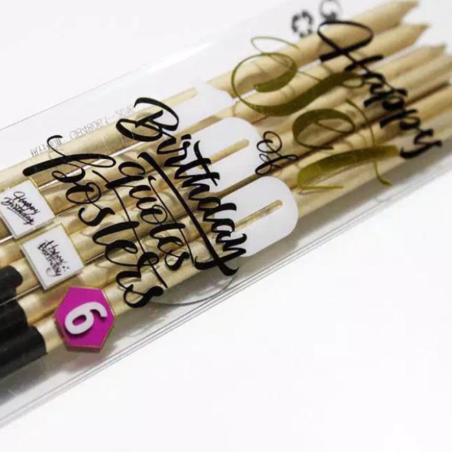 

Grosir V9N0P Balonasia Lilin Pensil Besar isi 6pcs 48 Stok Banyak