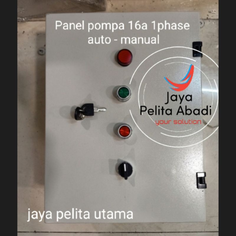 panel pompa 16a 1phase auto - manual