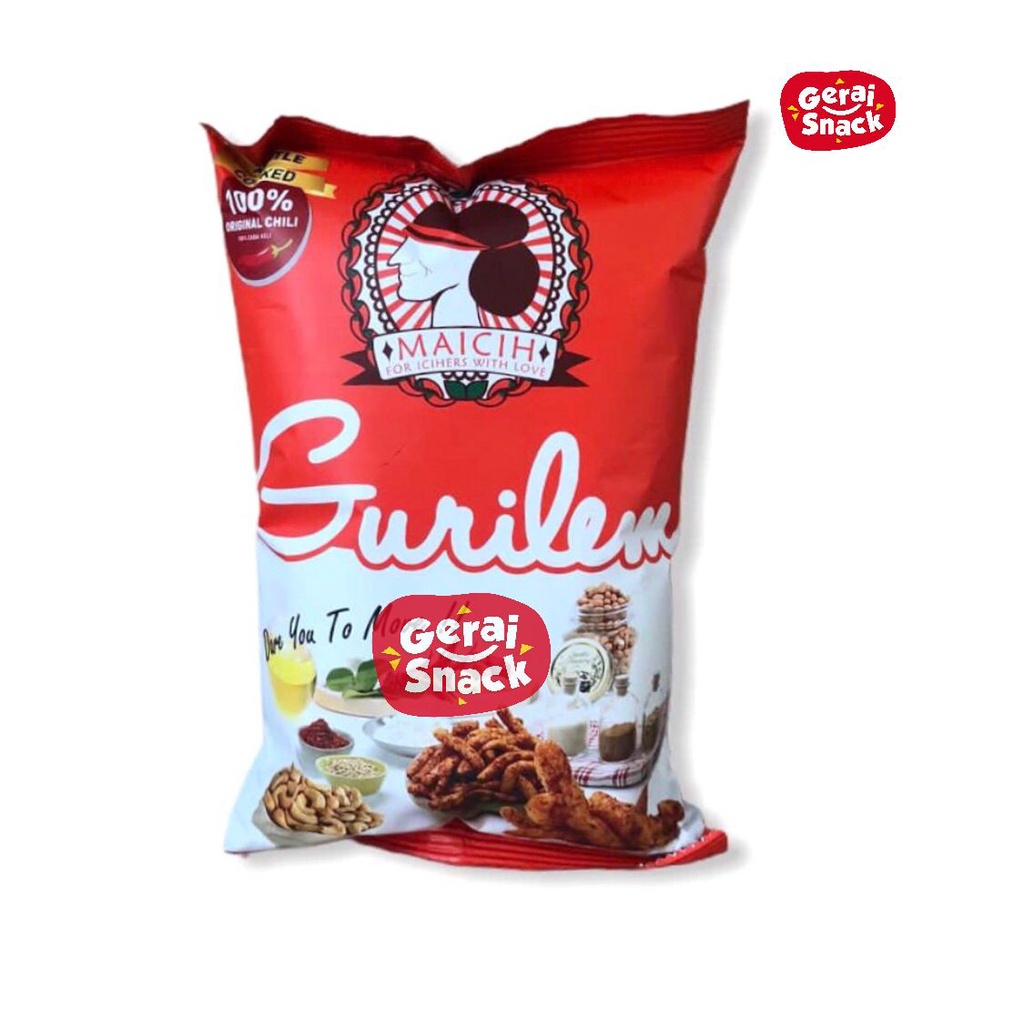 Gurilem Maicih Axl  Kerupuk Pedas Manis Bumbu Kacang (70gr)