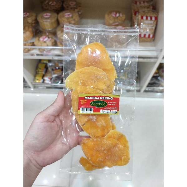 

Manisan Mangga Kering Snack 68 kemasan 100gr