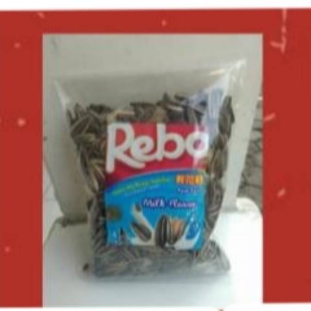 

Kwaci Rebo original, susu dan Green tea