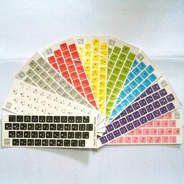 SKLC-1 (PROMO SALE TERMURAH) STIKER KEYBOARD TERBARU CROMO COSTOM  UNIQ LUCU ELEGAN KOMPUTER LAPTOP