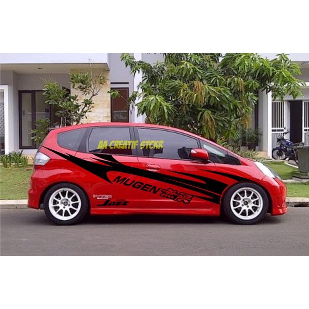 Cutting Sticker Mobil Honda Jazz Brio Ayla Agya Avanza Xenia Cust Shopee Indonesia