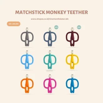 Matchstick Monkey Baby Teether Original