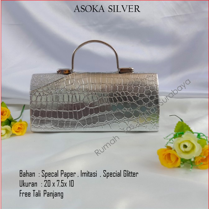 Tas Kondangan,Tas Gliter,Tas Cantik,ASOKA SILVER