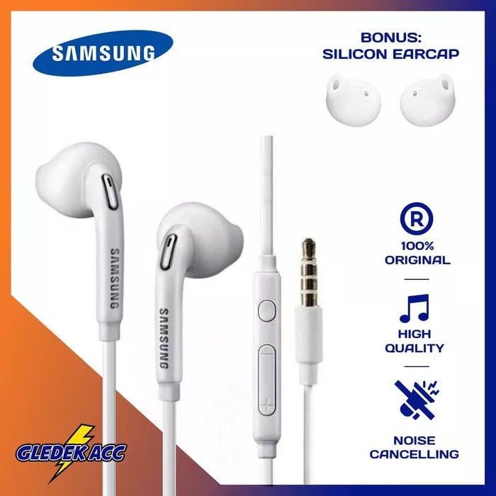 Headset Samsung S7 EDGE EO-EG920BW ORIGINAL
