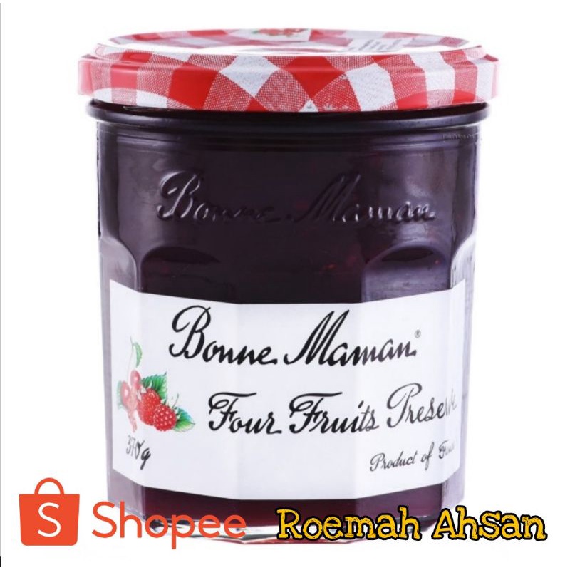 

BONNEMAMAN SELAI OLAHAN RASA FOURTFRUITS 370 GR