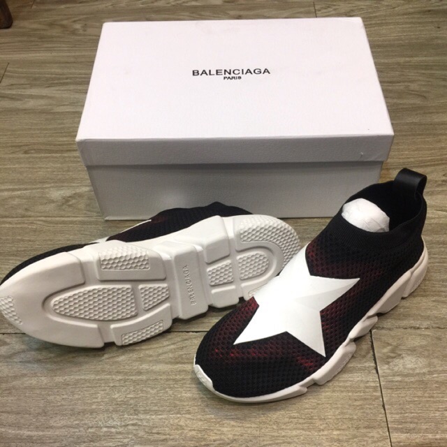 SEPATU SNEAKERS PRIA FASHION BALENCIAGA SPEED TRAINER STAR - MURAH MIRROR QUALITY