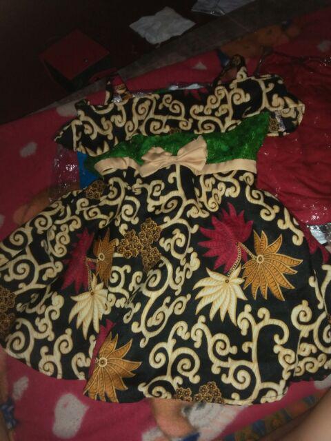 Dress Freya Batik Kids 1-2 Th / Cecil Kids No Bandana