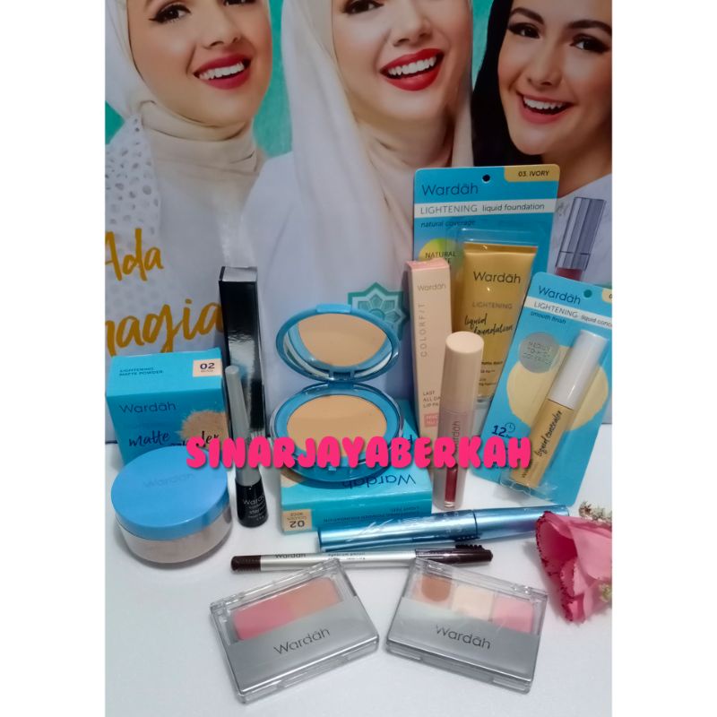 wardah paket make-up lengkap wardah paket seserahan pernikahan lengkap