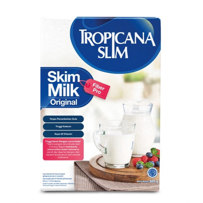 

Tropicana Slim Skim Milk Fiber Pro 500Gr