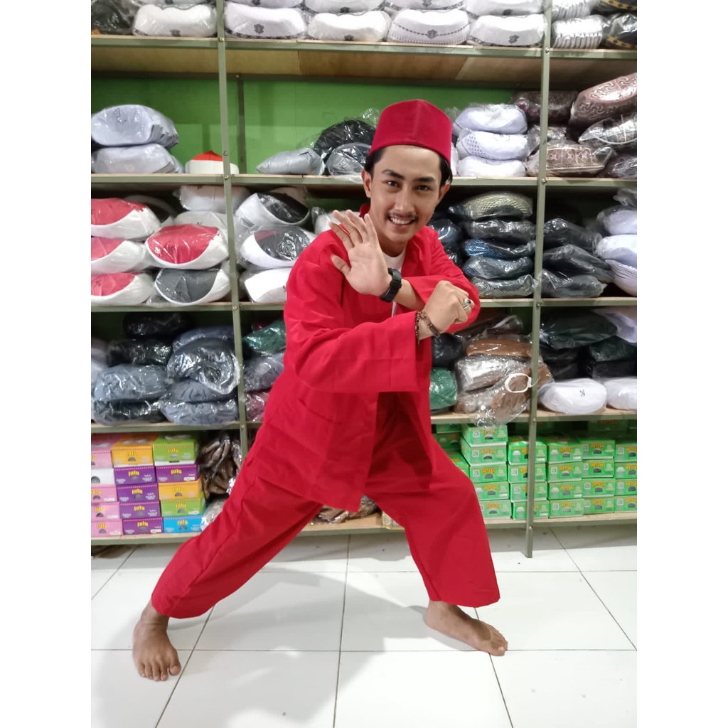 Baju Pangsi Dewasa Baju Betawi setelan baju pangsi dewasa