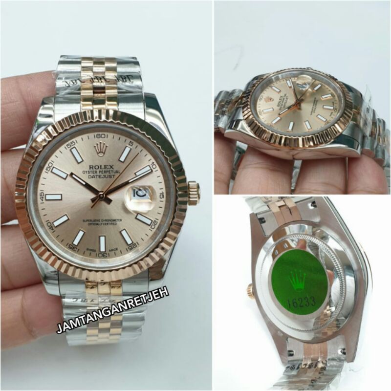 JAM TANGAN PRIA ROLEX DATEJUST AUTOMATIC KUALITAS ORIGINAL