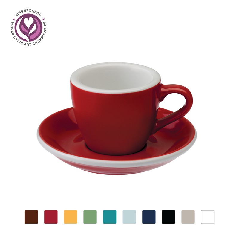 

LOVERAMICS EGG 80ML ESPRESSO CUP & SAUCER