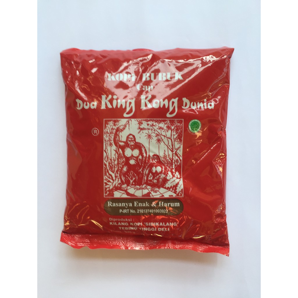 

Kopi Medan Sidikalang Cap King Kong Dunia Bubuk 1 kg