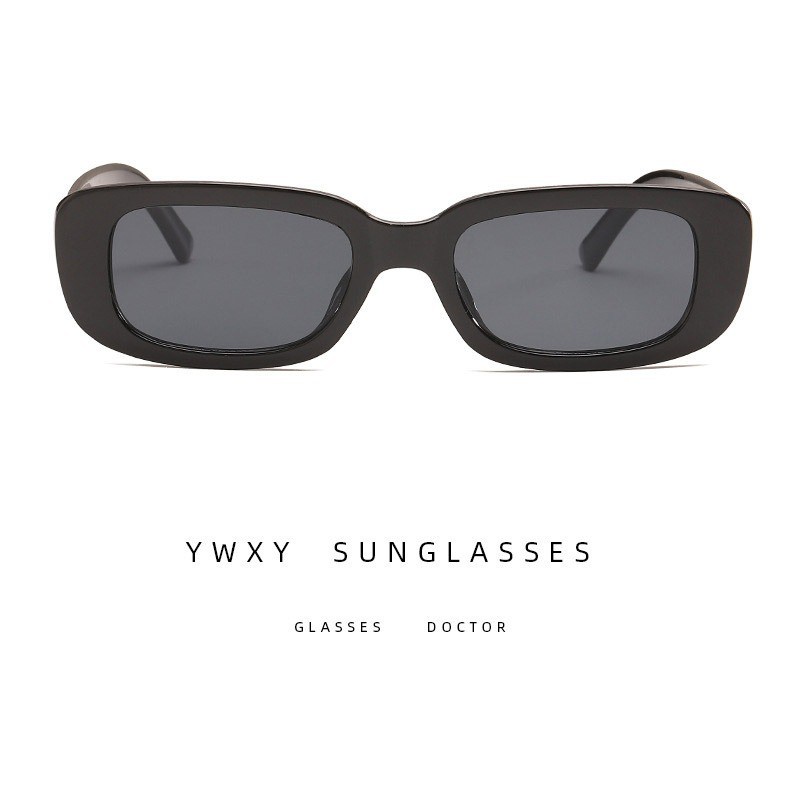 SC✌ KC407 Kacamata Hitam Wanita Kaca Mata Fashion Retro Vintage Sunglasses  Korean Import-6