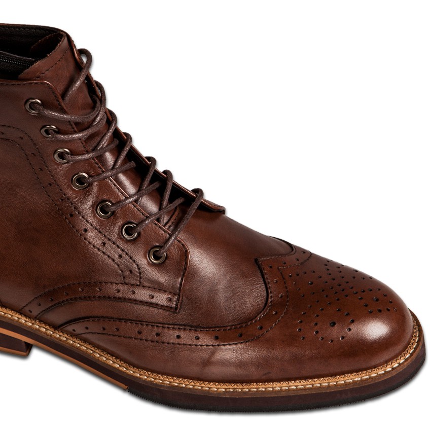 NEO BROGUES BOOTS BROWN