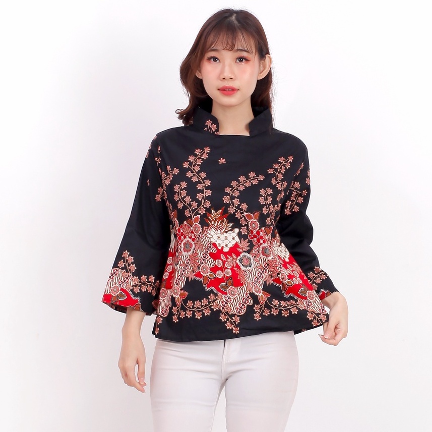 Batik Wanita - Atasan Batik 559 - 974-Black D