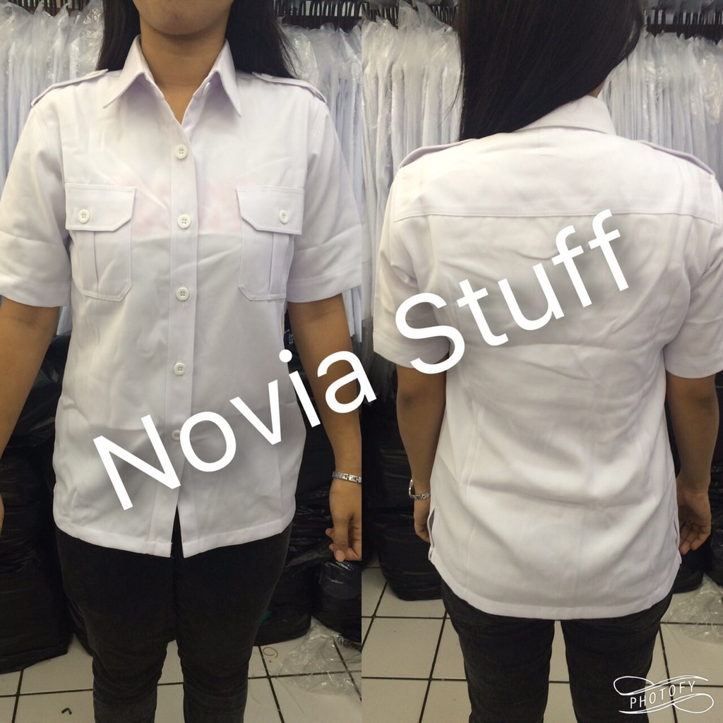  Baju  jokowi kemeja jokowi baju  PNS PDH seragam putih 