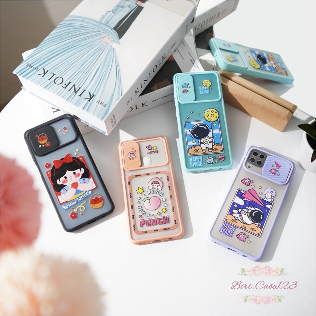 SOFTCASE SLIDE KAMERA CUTE OPPO VIVO SAMSUNG XIAOMI REALME IPHONE ALL TYPE BC6431