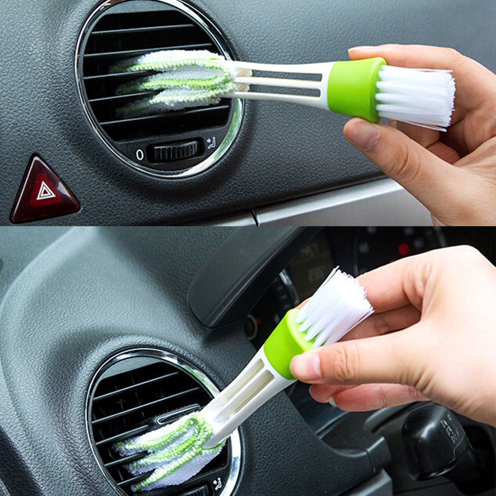 Micro Fiber Car Clean Brush Kuas Pembersih Kisi kisi AC Jendela Mobil