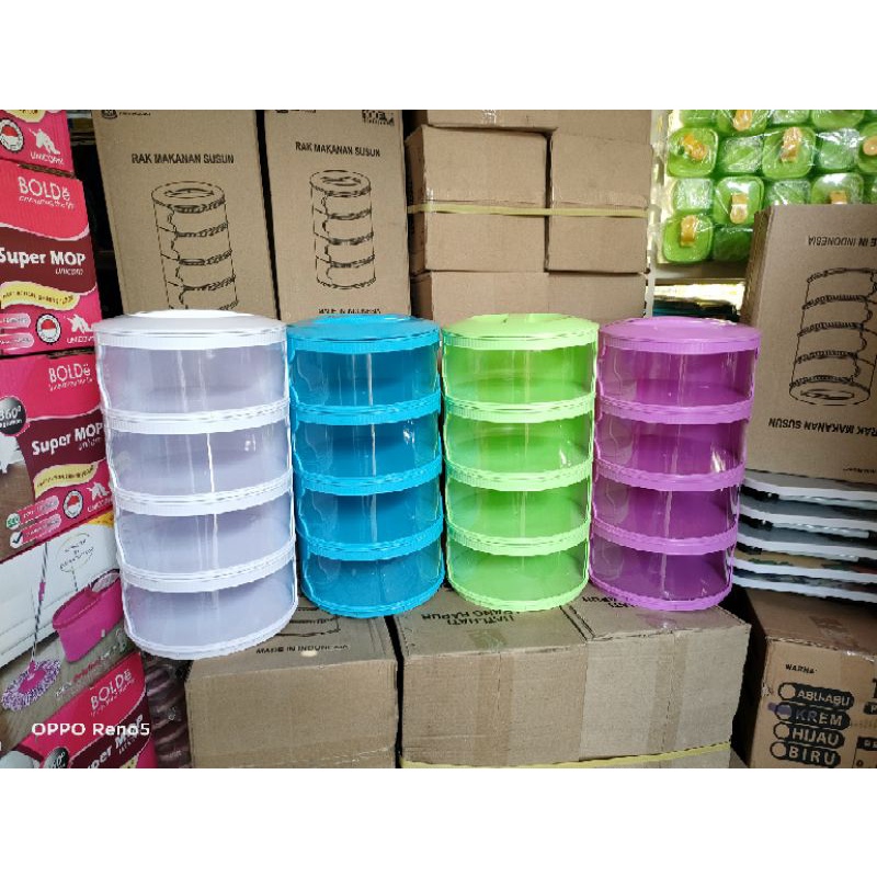 Food Cover Tempat Lauk Pauk 4 Susun Shopee Indonesia