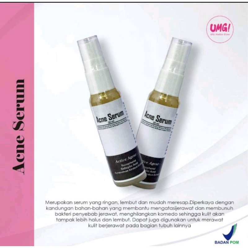 ACNE SERUM UMG (ULTI MATTE GLOW) READY ‼️ SIAP KIRIM COD