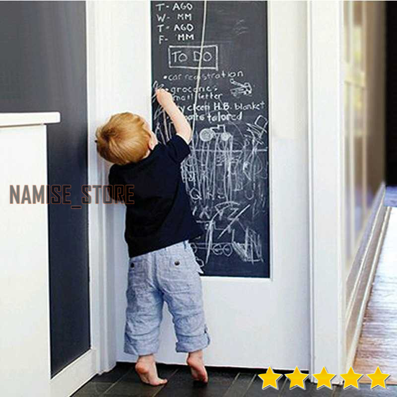 

Stiker Dinding Papan Tulis Kapur Flexible 200 x 45 cm / papan tulis kapur murah