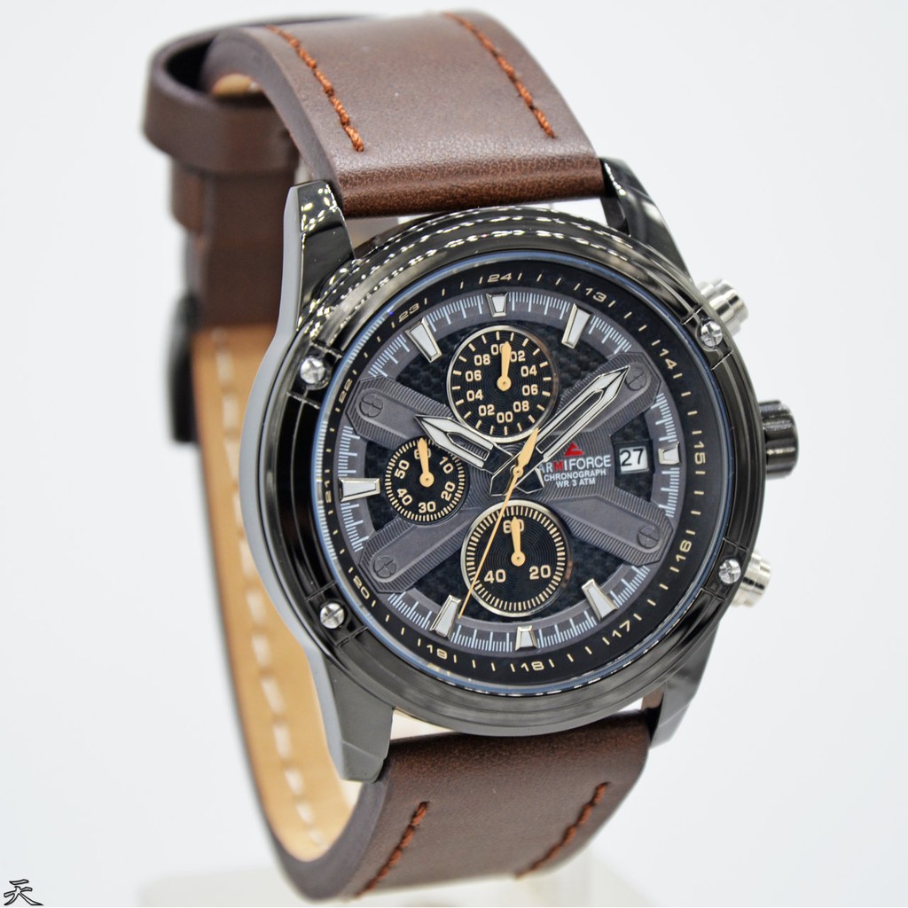 Jam Tangan Pria Armiforce AF8010MB Dark Brown