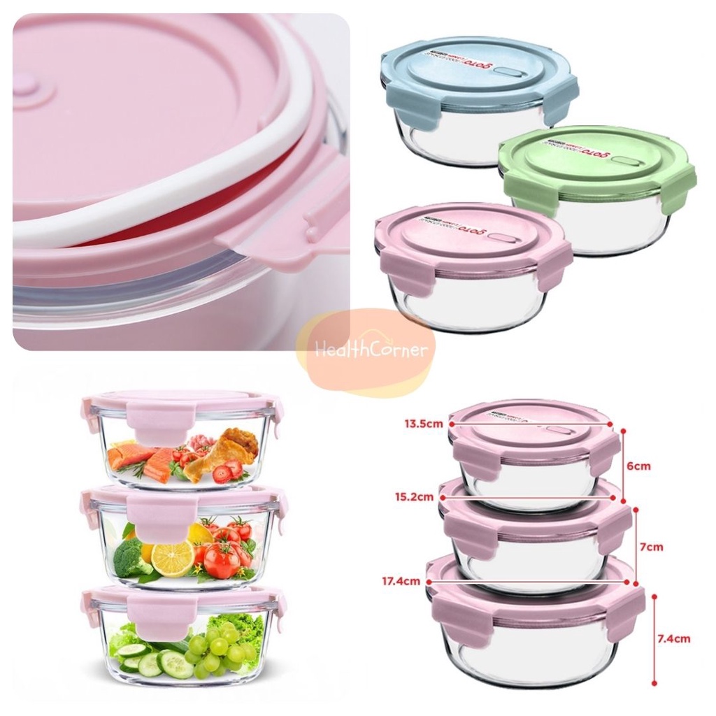 GOTO Food Storage / Food Container Candy / Kontainer Penyimapanan Makan / Baby Food Container / Container Kaca