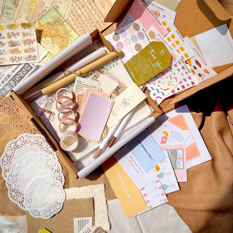 

Limited - BUJO KIT LENGKAP / BULLET JOURNAL / BULLET JOURNAL KIT / JOURNALING SET / JOURNAL KIT / JURNAL BOOK / VINTAGE / SCRAPBOOK ✔