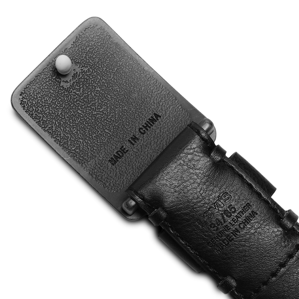 LVS Matte Plaque Buckle Belt