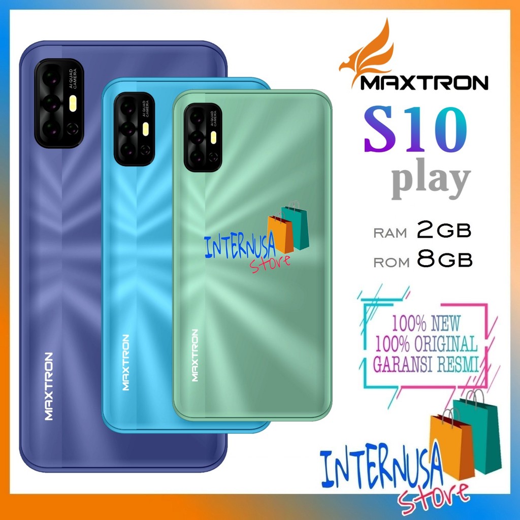 MAXTRON S10 PLAY - HP ANDROID 4G RAM 2GB - SMARTPHONE - HP MAXTRON ANDROID - HP ANDROID MURAH