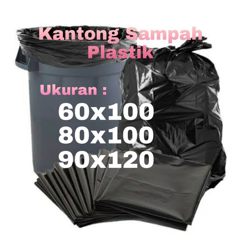 PROMO PLASTIK SAMPAH KANTONG TRASH BAG JUMBO 60x100 80x100 90x120 MURAH
