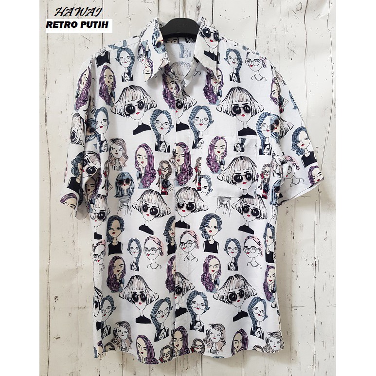 RISRUS FASHION SONGKET HEM HAWAI PASTEL ORIGINAL PRIA  