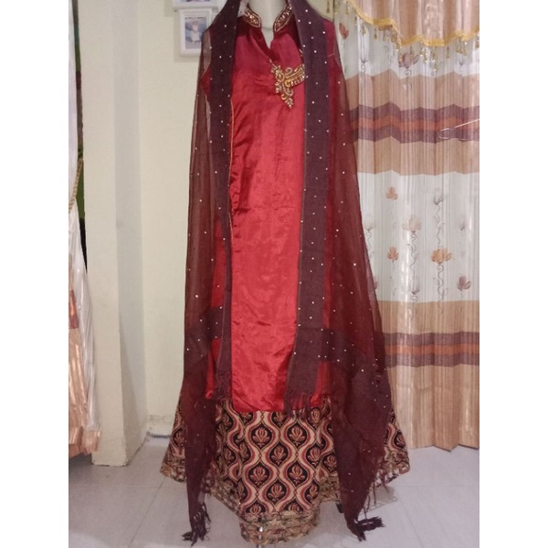 dress baju india mastani rok preloved