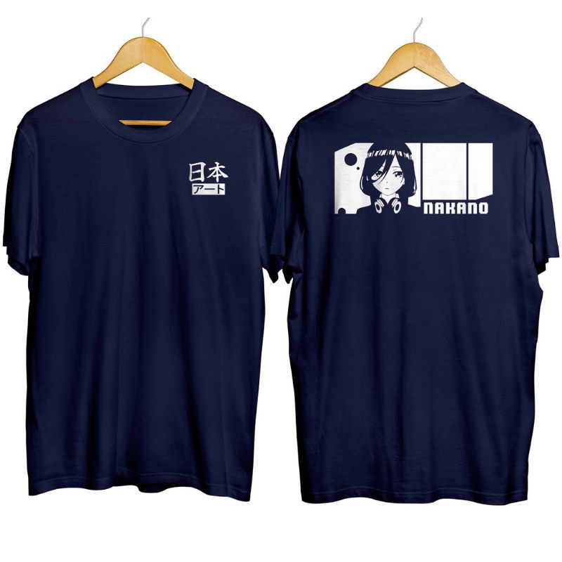 Kaos Anime Miku Nakano Waifu Premium Distro Japan Baju Manga Jepang Baju Pria Wanita