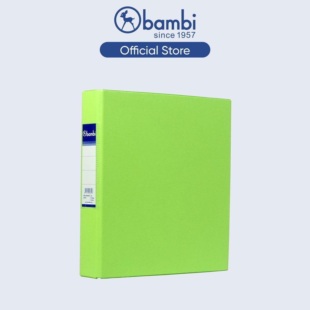 

Bambi Ring Binder A6 2 Ring Type D All Color Small Size 20 mm Original