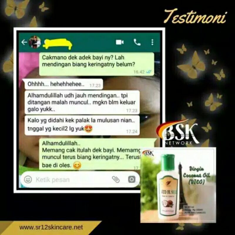 

Vco oil /100ml/minyak kelapa murni