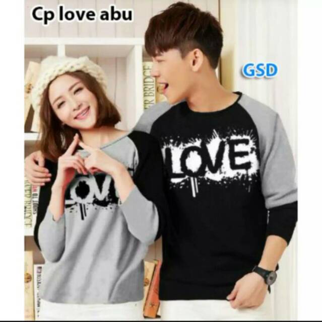 Sweater couple/ sweater pasangan / sweater kimono Love]