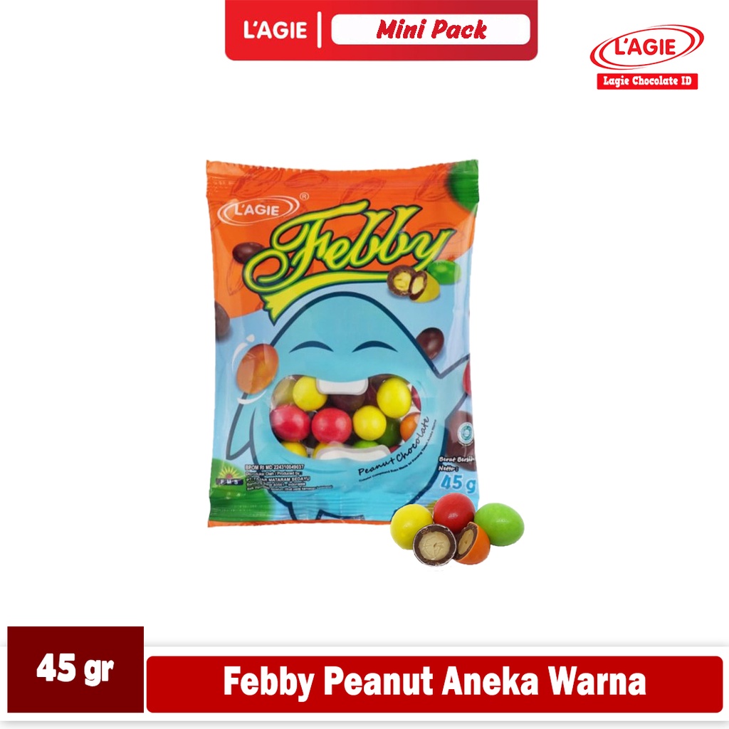 

LAGIE FEBBY PEANUT ANEKA WARNA 45GRAM