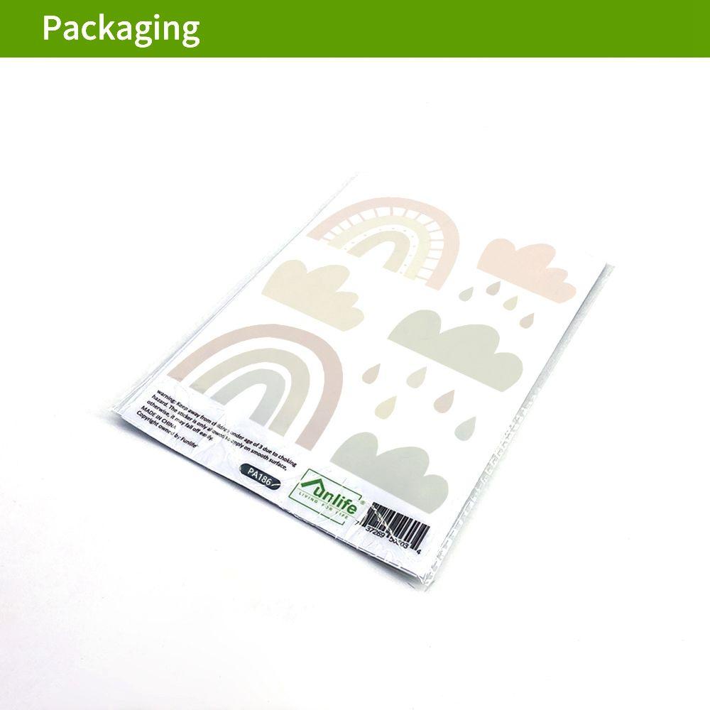 Agustina Rainbow Stiker Dinding Removable Self Adhesive Peel and Stick Untuk Kamar Anak Nursery Decor Rumah Wall Decals