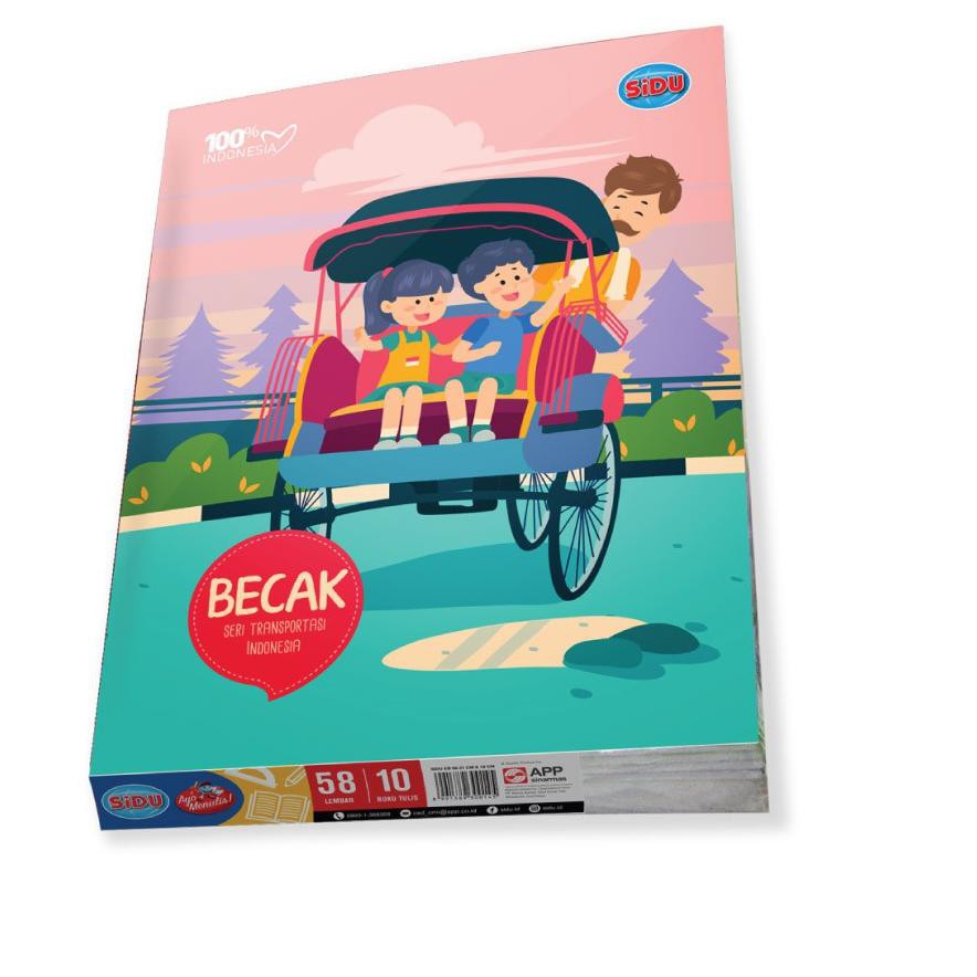 

9OE SiDU Buku Tulis Nusan 58 Lembar - 10 Buku H3JX